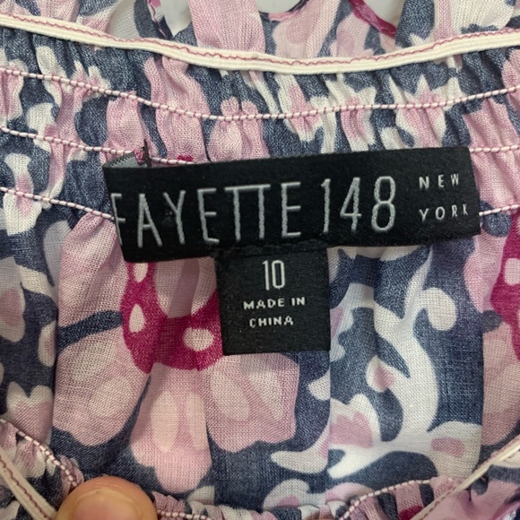 Lafayette 148 NY Floral Blouse - Picture 3 of 4